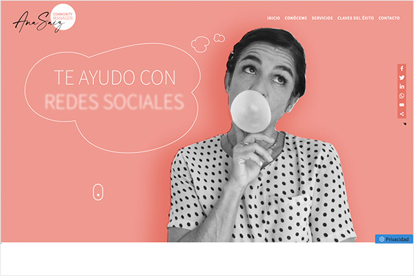 Ana Saiz - Diseño Web:EstudioBase